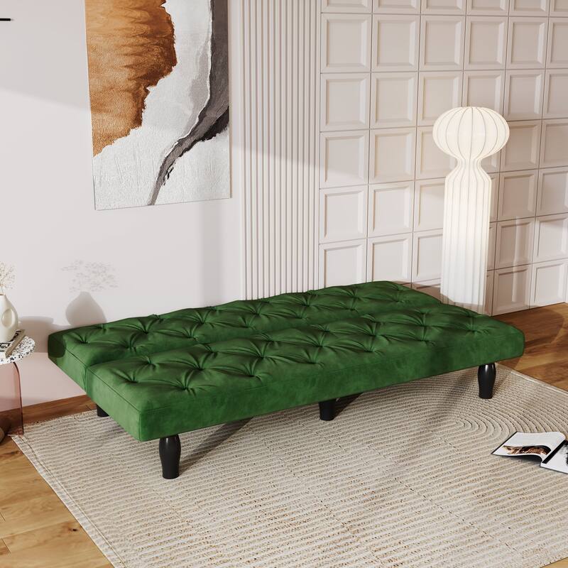 Sofa Converts Into Sofa Bed 66" Velvet Sofa Bed for Family Living Room On Sale Bed Bath
